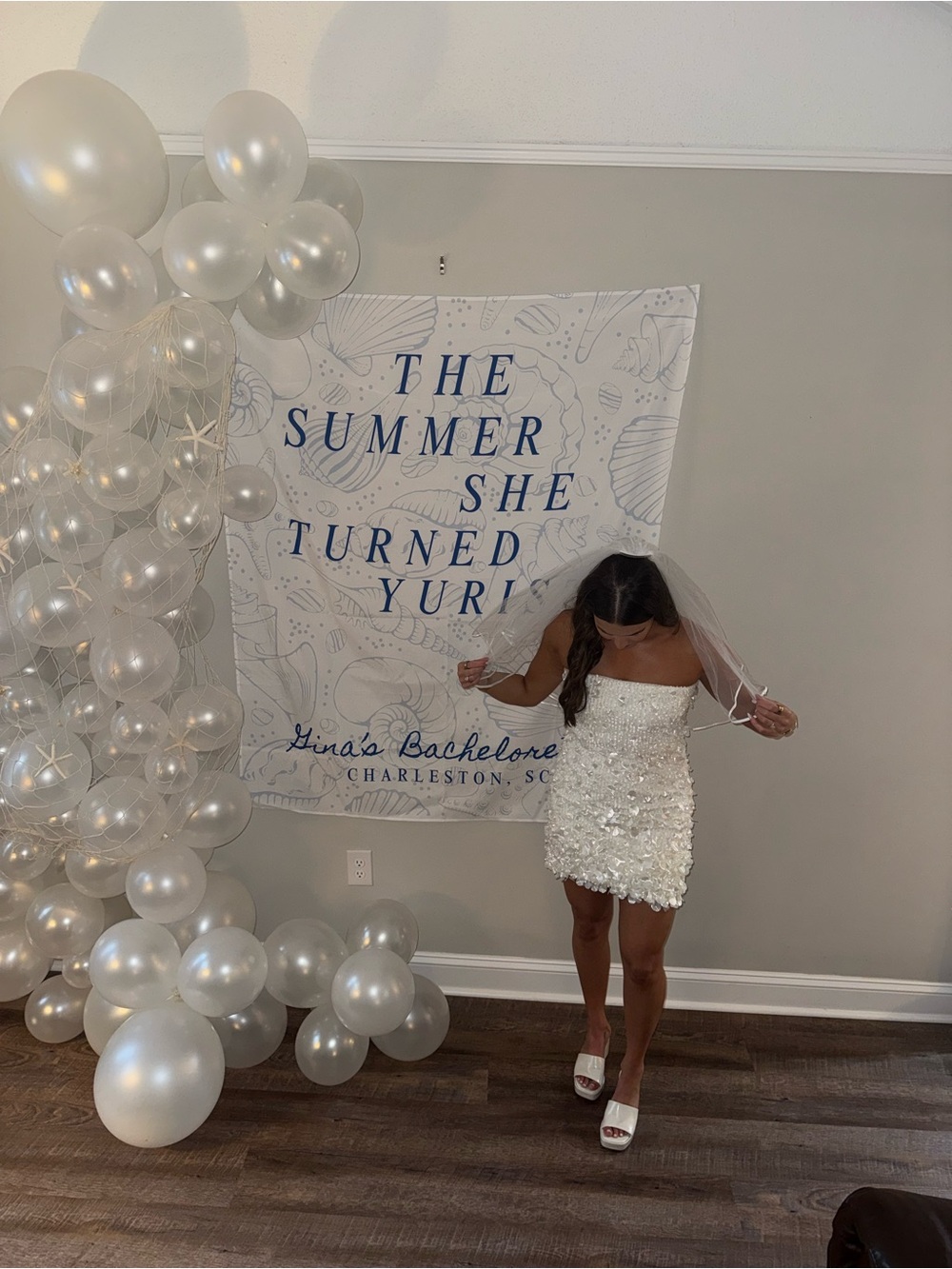 Shell Strapless Dress - Picture 6 of 6